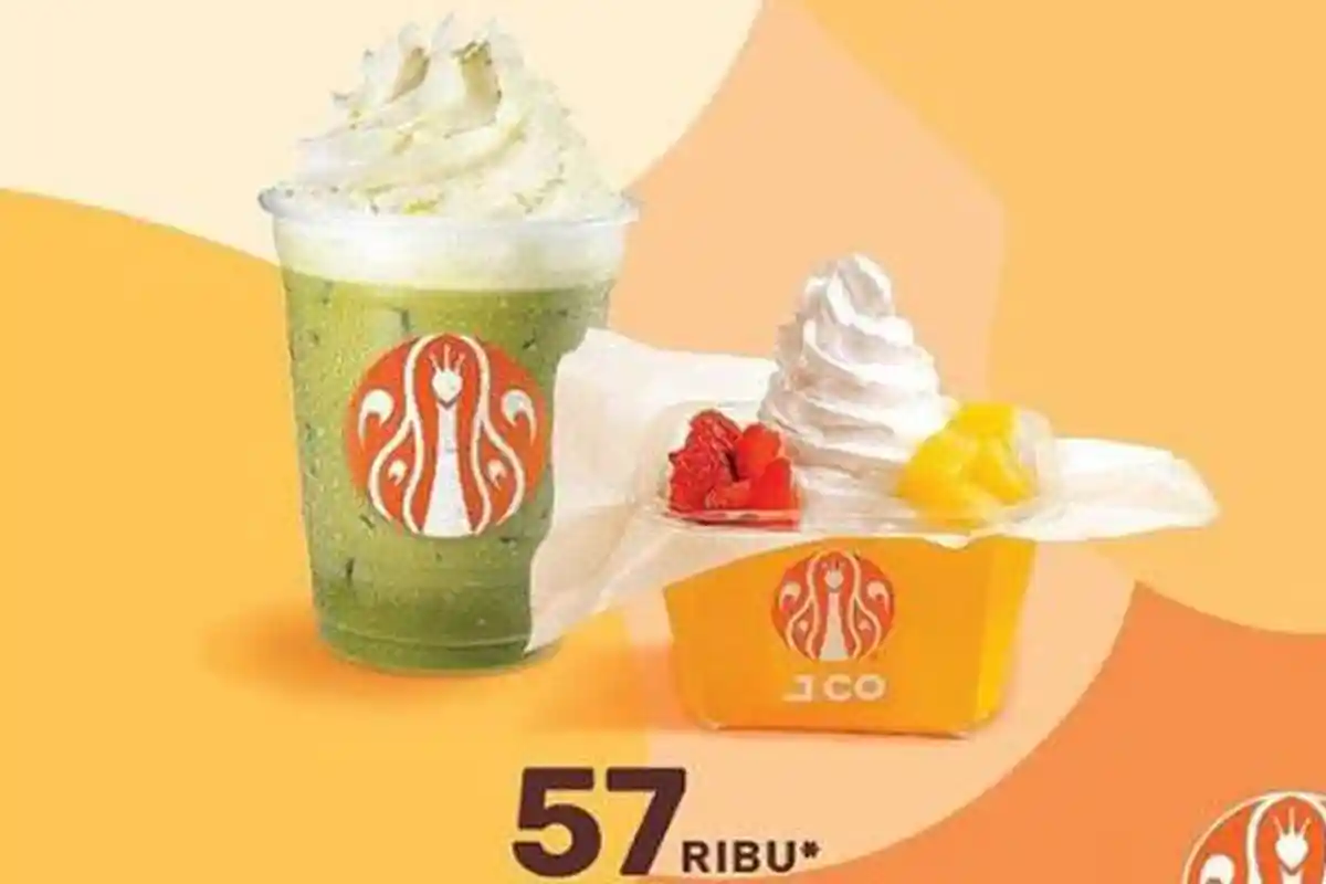 2 Promo JCO Hari Ini 9 Maret 2023, 1 Jcool Couple + 1 Beverage hanya Rp57 Ribu