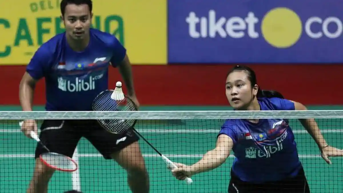 Diwarnai Insiden Mati Lampu, Rehan/Lisa Revans Atas Wakil Malaysia di Indonesia Open 2023