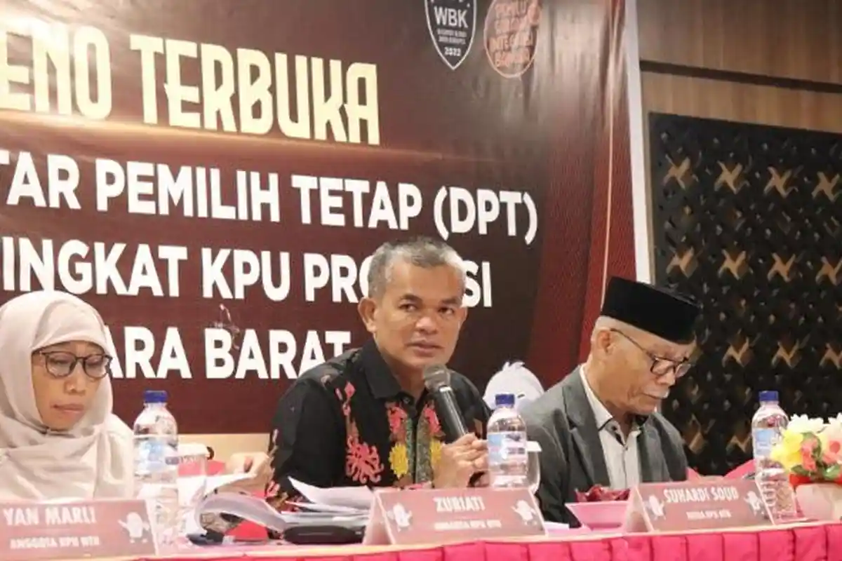 DPT NTB Berjumlah 3.918.291, dengan TPS 16.243