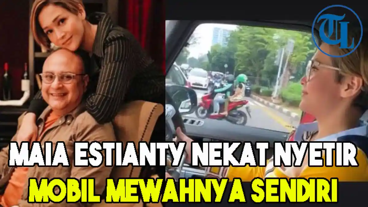 Maia Estianty Nekat Nyetir Mobil Mewahnya Sendiri