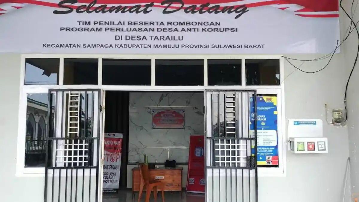 Desa Tarailu di Mamuju Jadi Calon Desa Antikorupsi KPK