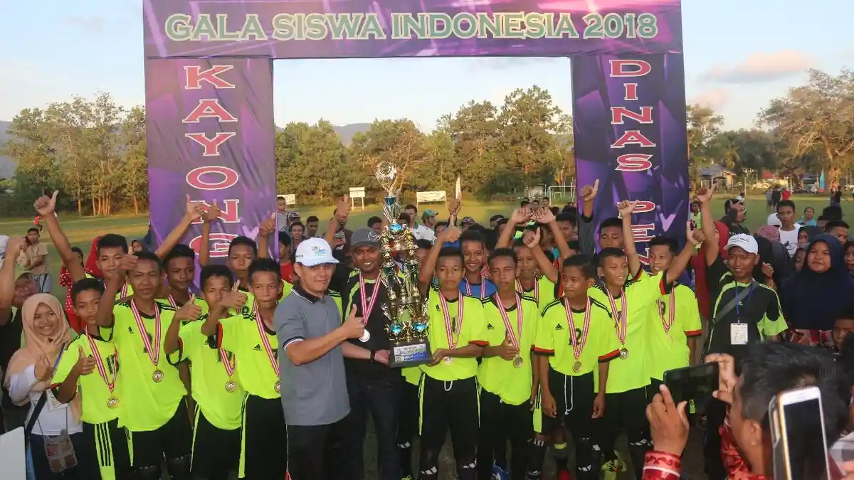 Kesebelasan Sambas Melaju ke Semifinal di Gala Siswa Indonesia