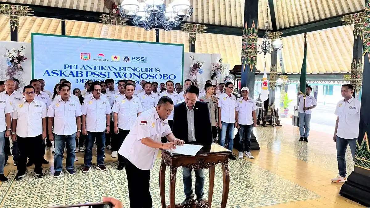 Askab PSSI Wonosobo 2025-2029 Resmi Dilantik, Siap Kembangkan SSB di Tiap Kecamatan