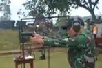Pangdam XVII Cenderawasih dan Pejabat Kodam Latihan Bersama