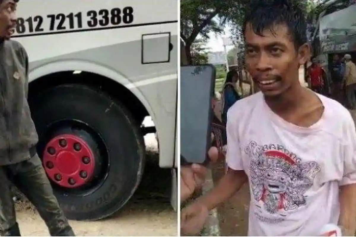 Pria Ini Nekat Sembunyi di Kolong Bus demi Pulang Kampung, Aksinya Ketahuan dan Diantar Kembali
