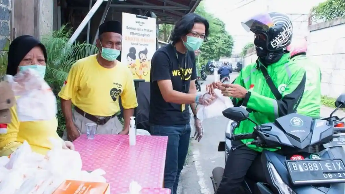 Bantu Agar Semua Orang Bisa Makan Selama Pandemi Covid-19, Wahyoo Buka Gerakan #RantangHati