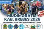 Link Mudik Gratis Kabupaten Brebes 2026, Pendaftaran Ditutup Hari Ini Pukul 22.00 WIB