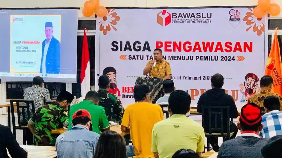 Bawaslu Halmahera Utara Siaga Pengawasan Satu Tahun Jelang  Pemilu 2024