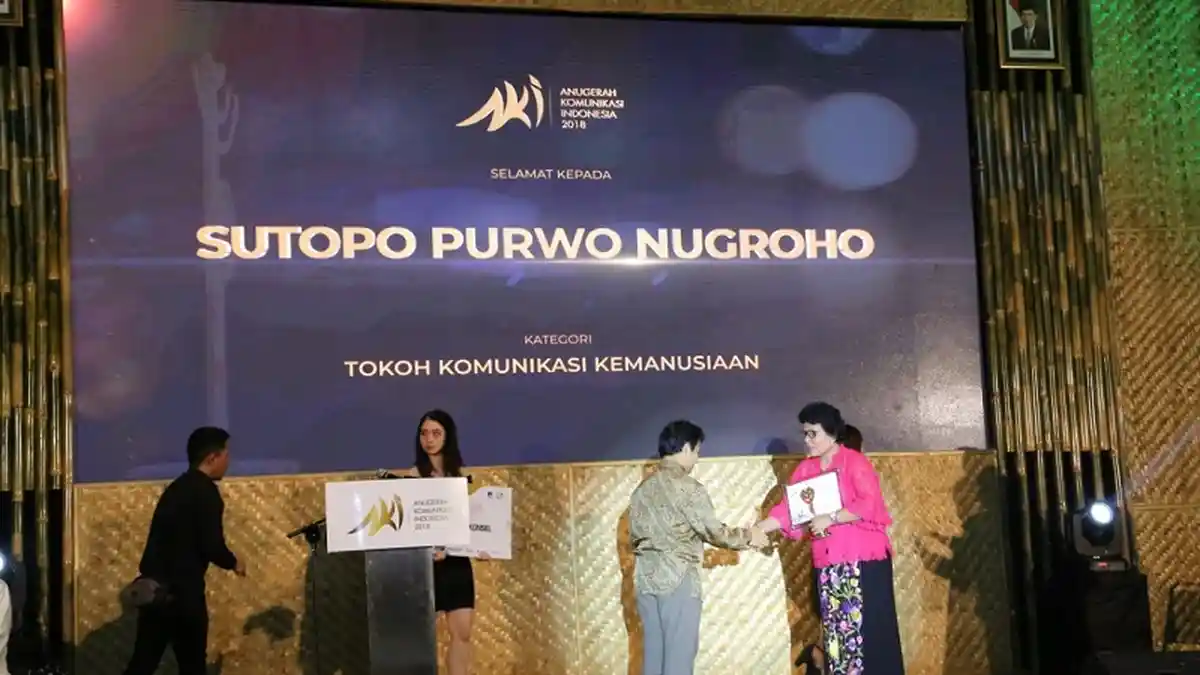 Dapat Penghargaan Dari Kominfo, Sutopo Purwonugroho Sedang Kemoterapi