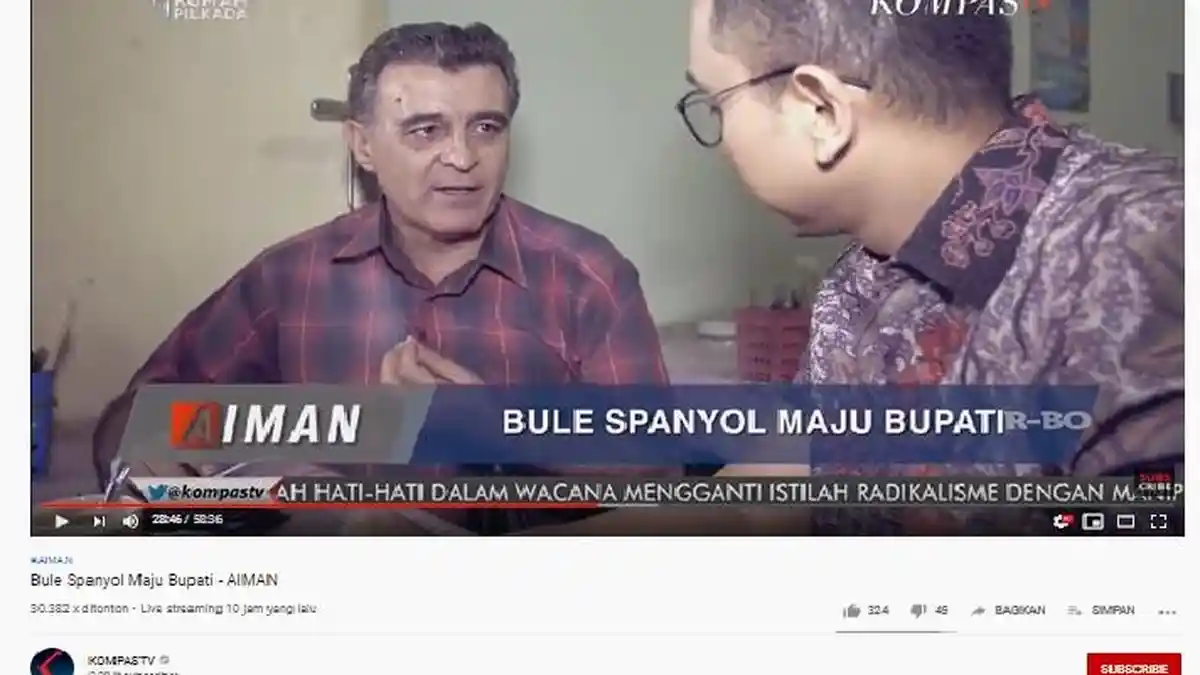 Bule Spanyol Mantan Pemain Real Betis, Calonkan Diri Sebagai Bupati Samosir 2020