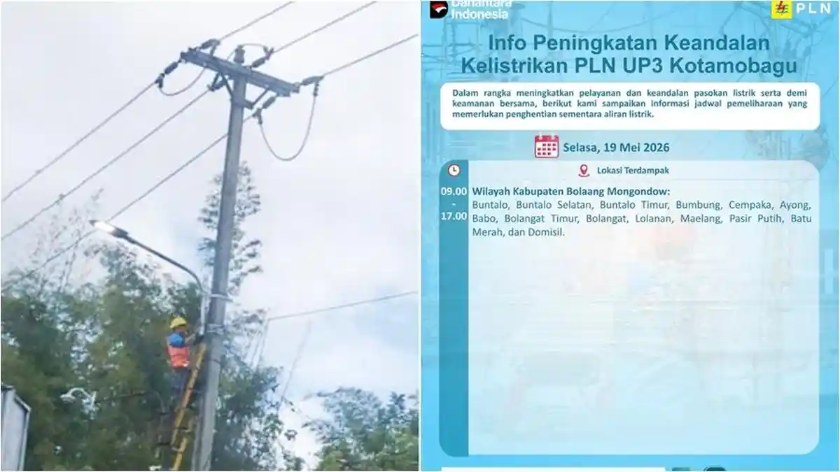 Siap-siap Mati Lampu, Info PLN Ini Lokasi Terdampak, Selasa 19 Mei 2026