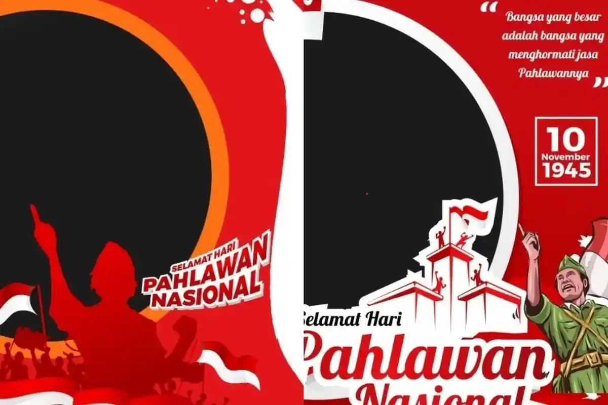 40 Twibbon Hari Pahlawan Nasional 2025, Semarakan Nasionalmu dengan Postingan Keren!