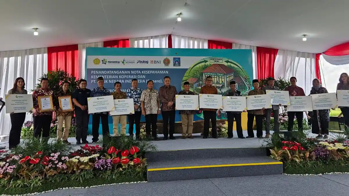 Kick Off Program Pengembangan Gapoktan Menjadi Koperasi, Ini Kata Wamenkop Ferry Juliantono