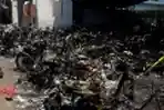 Pospol Tomang Hangus Dibakar Pendemo