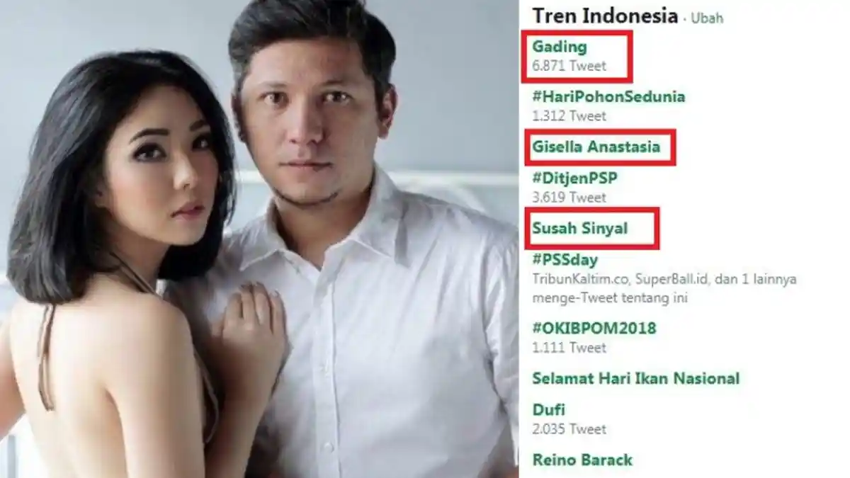 Kabar Perceraian Gading Gisel Disebut Mirip Adegan di Susah Sinyal, Ernest Prakasa Kirim Cuitan Ini