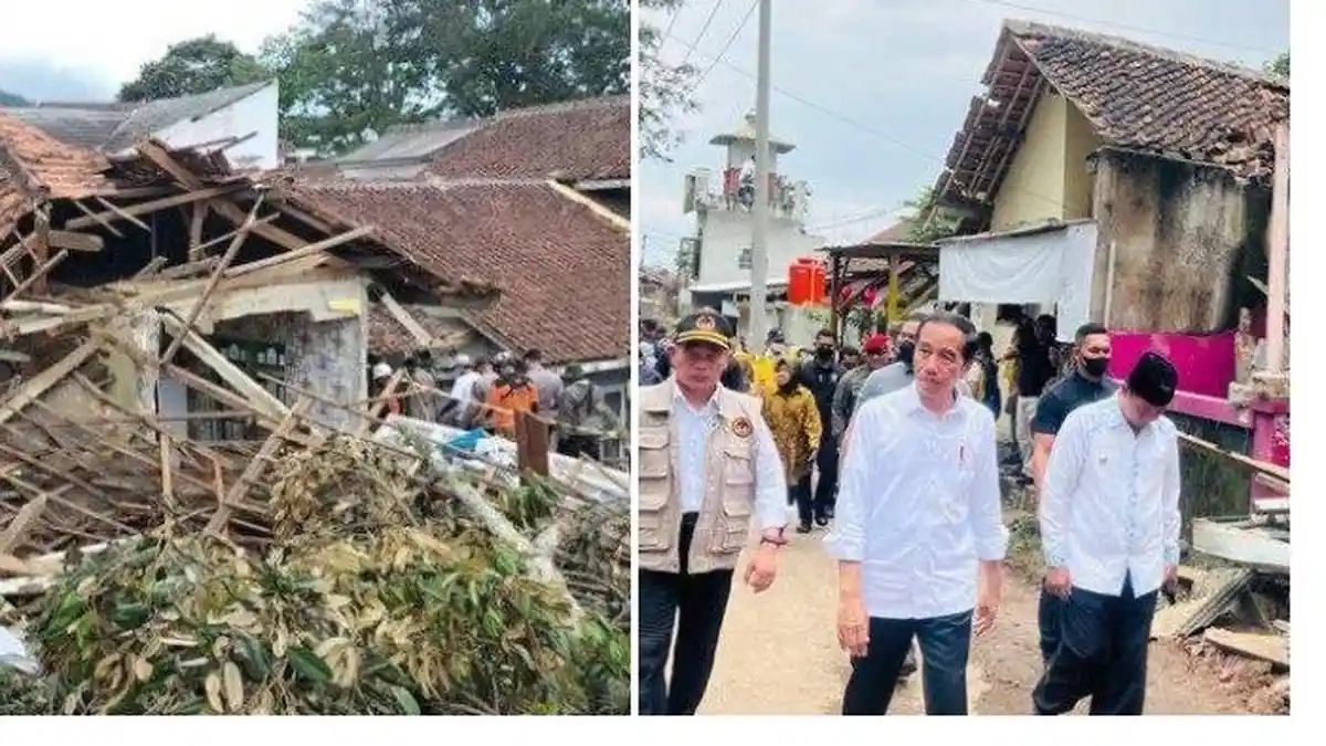 Ingatkan Janji Presiden Jokowi, Warga Korban Gempa Cianjur: Jangan Ngomong Doang, Buktikan