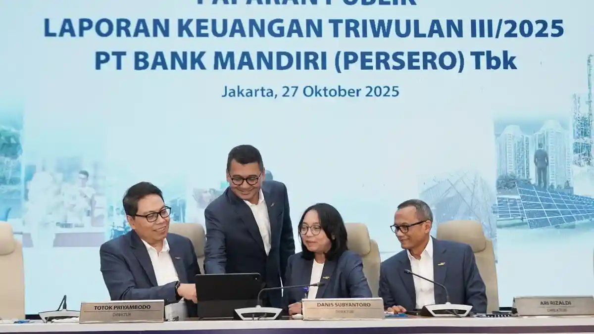 Bank Mandiri Cetak Laba Bersih Rp 37,7 Triliun di Kuartal III 2025
