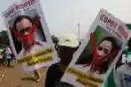 Demo HMI Desak Jokowi Copot Menteri BUMN dan ESDM