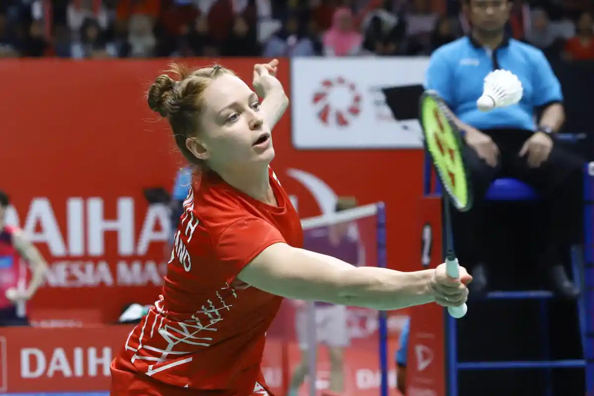 Wakil Inggris Sampai Banting Raket Usai Menang atas Denmark di Piala Sudirman 2019