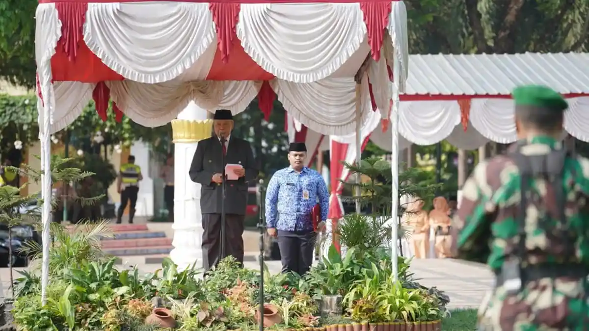 Peringati Hari Bela Negara, Pemkab Klaten Gelar Upacara Bendera