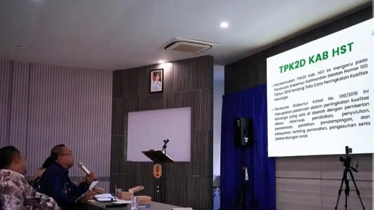 Ikuti Rakor PK2D, Pemkab HST Komitmen Tingkatan Kualitas Keluarga