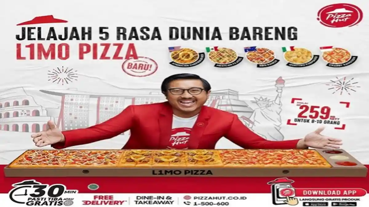 Promo 3 Pilihan Menu Pizza Hut, Cocok Dinikmati Beramai-ramai Harga Mulai Rp115 Ribu