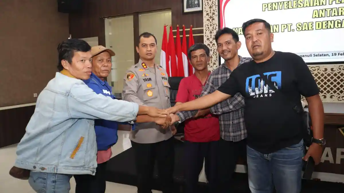 Kapolres Tapsel Berhasil Memediasi Konflik PT SAE dengan Karyawan