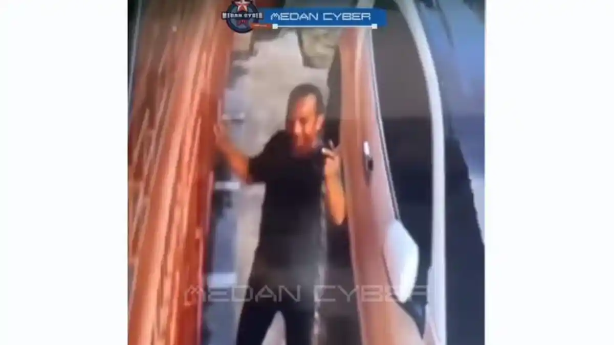 Preman Berkedok Tukang Parkir Ancam Pemilik Rumah dengan Bawa Rantai Besi di Medan Perjuangan