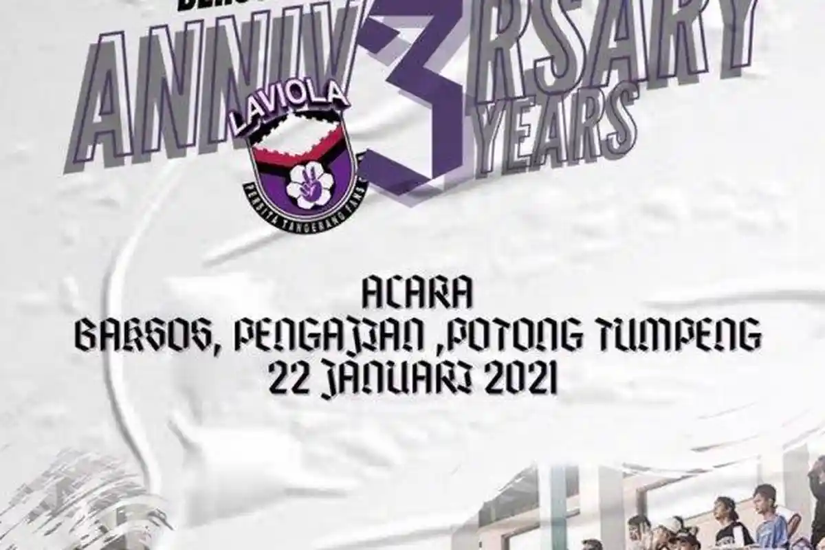 HUT ke 3, Laviola Ajak Persita Fans Menggalang Dana untuk Kegiatan Sosial, Simak YUK INFO
