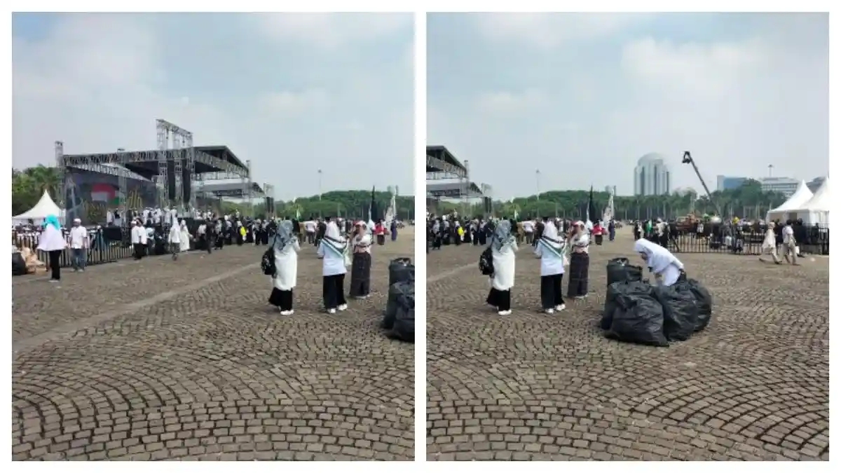 Munajat 212 di Monas Selesai, Massa Bubarkan Diri: Sampai Bertemu di 2024