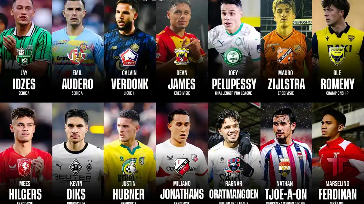 Daftar 14 Pemain Timnas Indonesia yang Bermain di Liga Top Eropa
