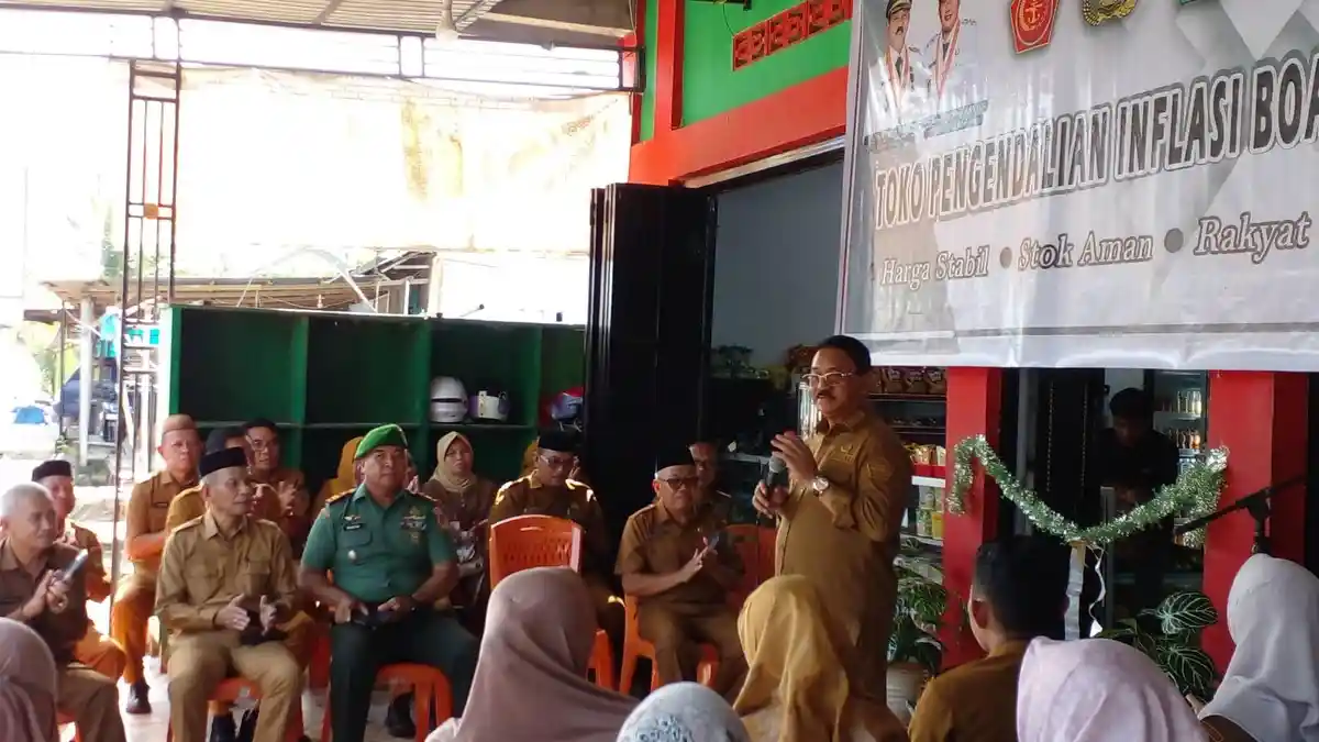 Bupati Boalemo Rum Pagau Launching Toko Pengendalian Inflasi