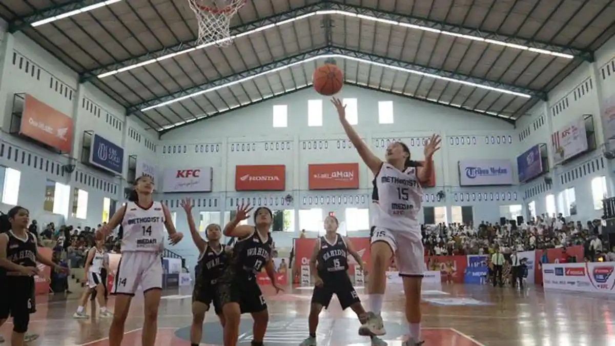 Tekuk Wahidin 30-17, Tim Basket Putri SMA Methodist 2 Medan Masih Sangar