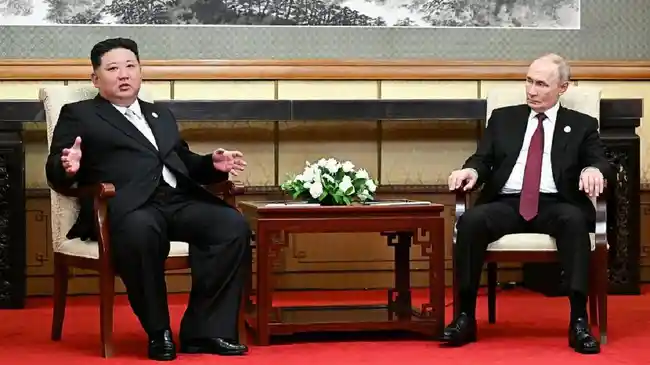 Perang Ukraina Memanas! Kim Jong Un Perkuat Dukungan untuk Putin, Kyiv Serang Kilang Minyak Rusia