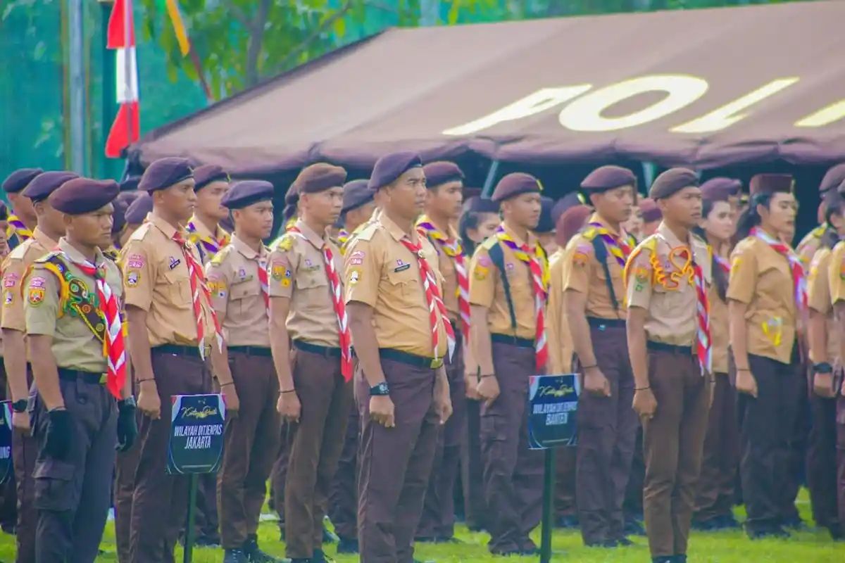 Ribuan Warga Binaan Ikut Perkemahan Satya Dharma Bhakti Pemasyarakatan di Bogor, Pakai Baju Pramuka