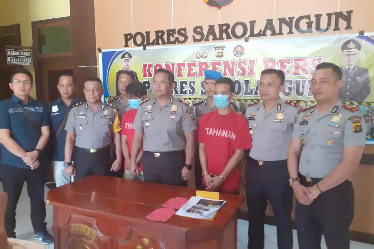 Bajing Loncat dan Pencuri Ternak di Sarolangun, Dibekuk Polisi, Sempat Sembunyi di Balik Pohon Sawit