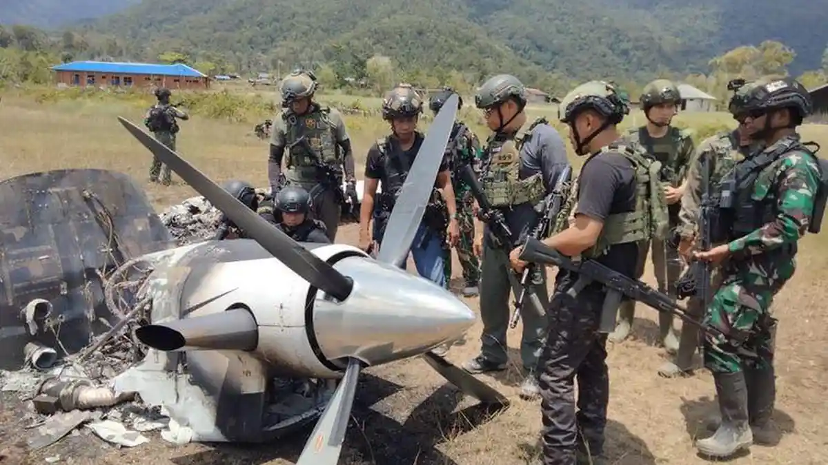 Markas Egianus Kogoya Penyandera Pilot Susi Air Berhasil di Temukan Pasukan Elite Gabungan