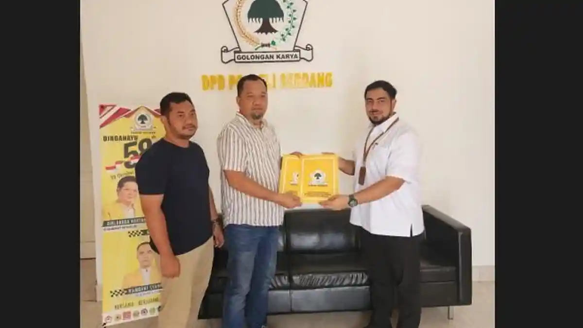 Tiga Nama Balon Bupati yang Sudah Ambil Formulir Pendaftaran ke DPD Partai Golkar Deli Serdang