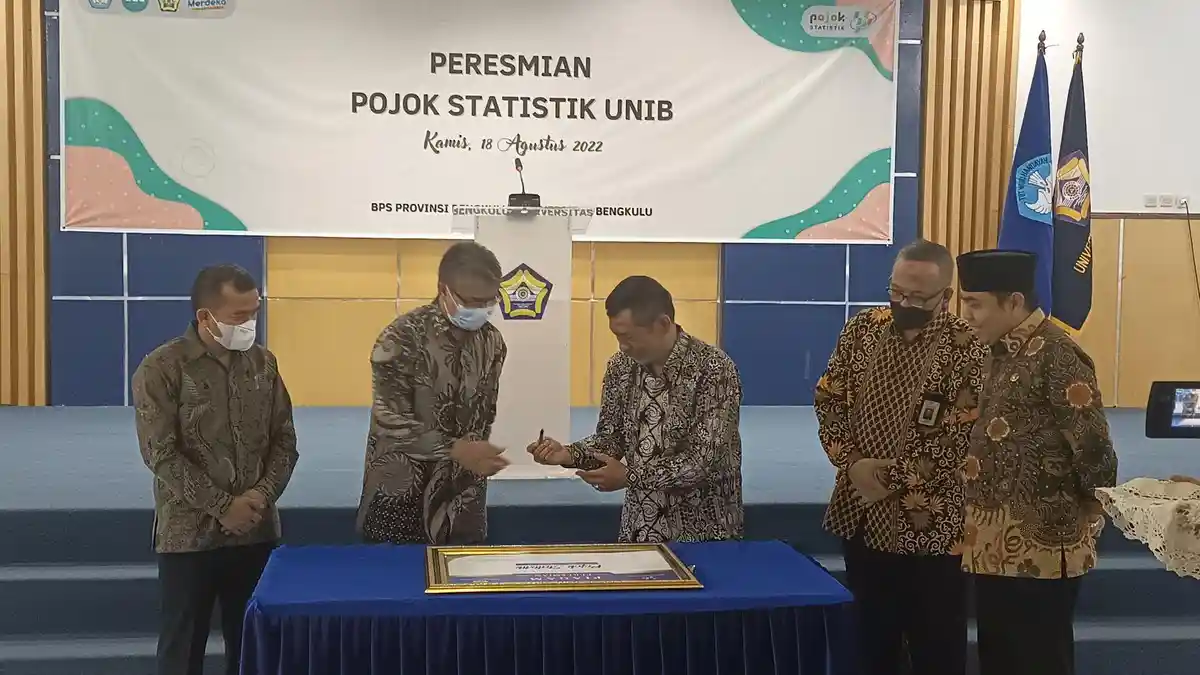50 Persen Pengguna Data BPS Adalah Mahasiswa, Pojok Statistik Hadir di Kampus Unib