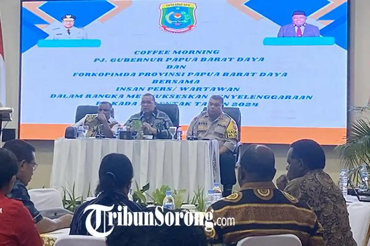 Pesan Pj Gubernur Papua Barat Daya untuk Insan Pers dalam Menyukseskan Pilkada 2024