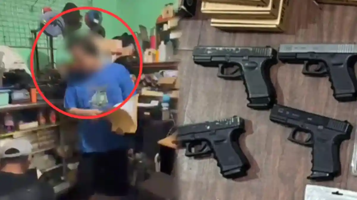 Polres Pelabuhan Priok Bongkar Bisnis Senjata Api Ilegal Beromzet Ratusan Juta, Satu Pelaku Dibekuk - Tribunjakarta.com