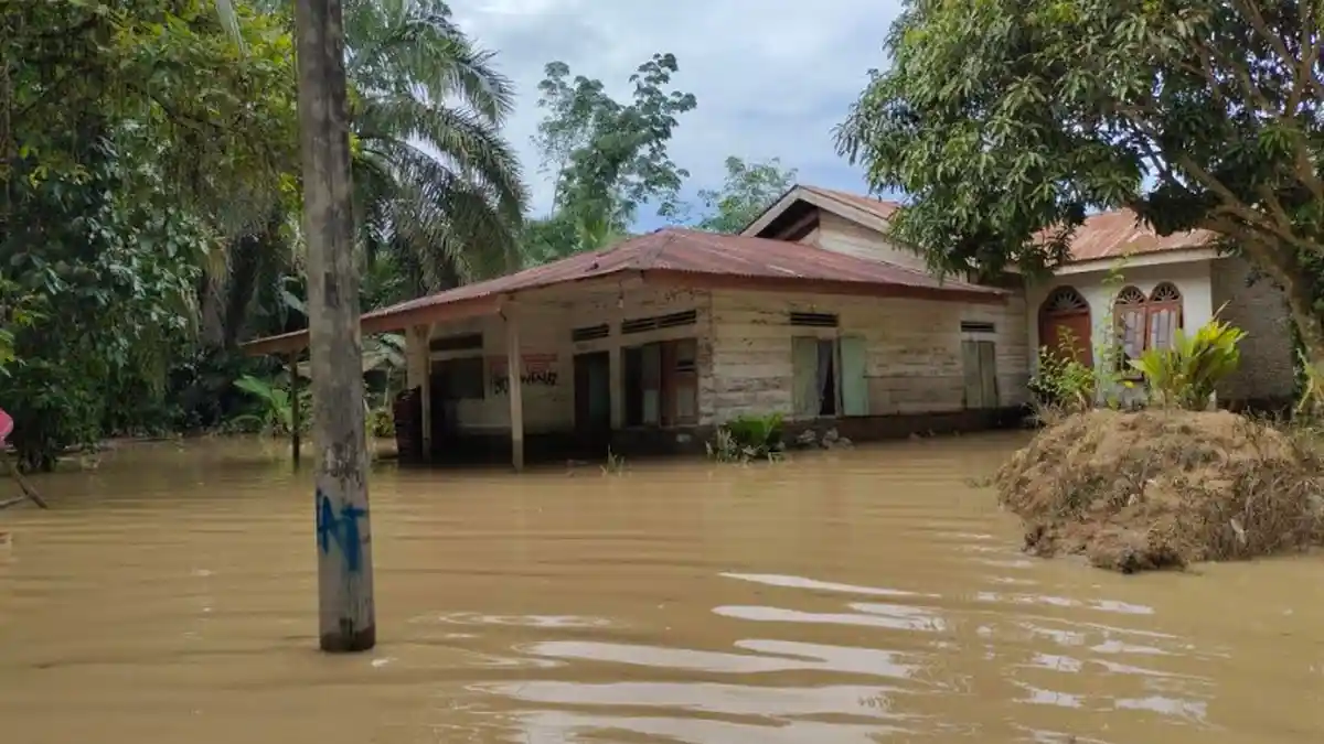 Sungai Silau Tua Meluap, Sebanyak 5 Desa di 2 Kecamatan di Asahan Kebanjiran