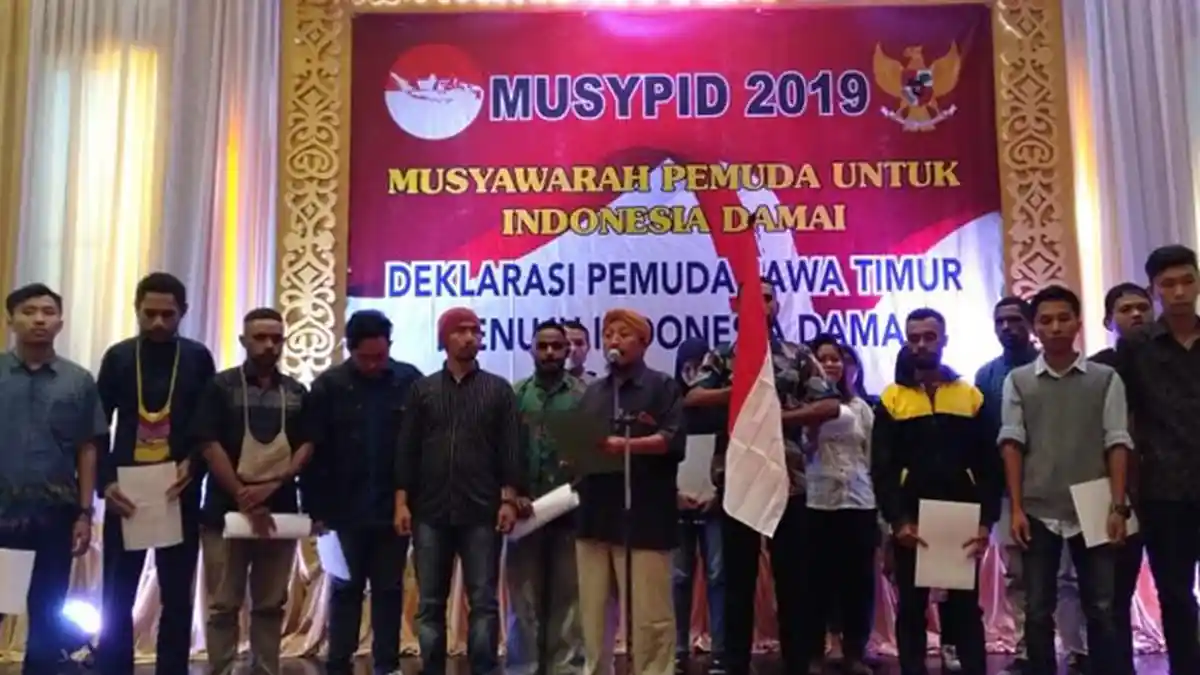 Jelang Putusan Sidang MK Sengketa Pilpres 2019, Aktivis PENA 98 dan Pemuda Jatim Tolak Kerusuhan