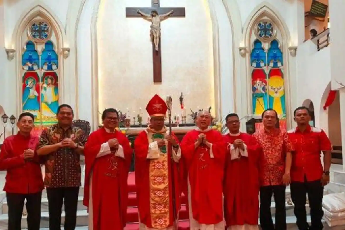 Uskup Agung Pimpin Misa Imlek di Paroki Kristus Raja, Kesempatan Bersyukur kepada Allah