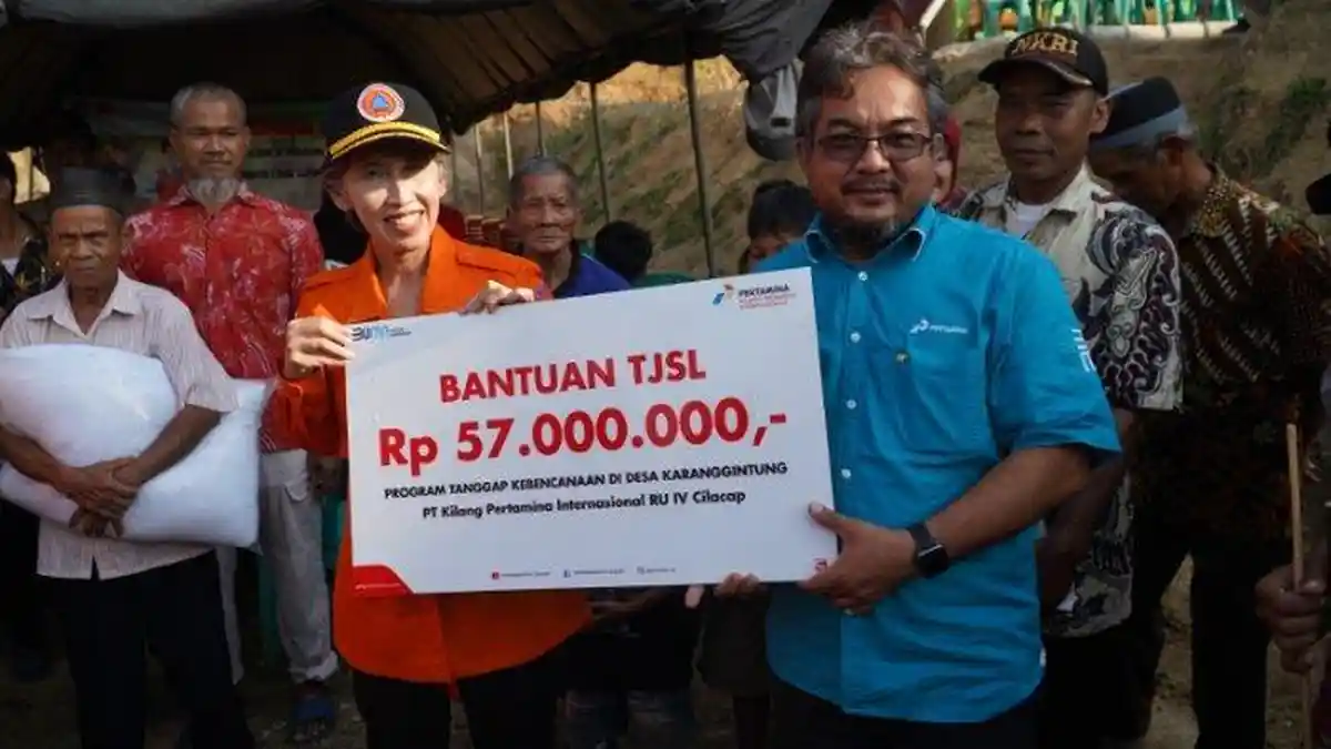 Huntara Warga Terdampak Tanah Bergerak Diresmikan, Ini Kontribusi Kilang Cilacap