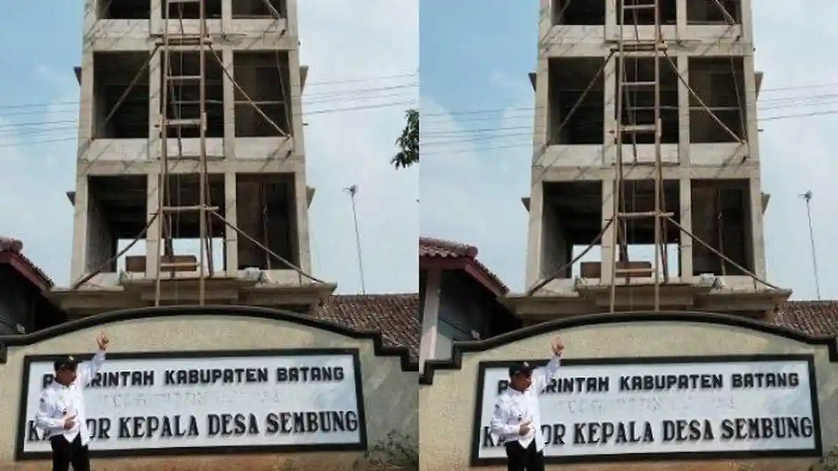 Sumber Uang Kades Bangun Kantor 8 Lantai Tanpa Dana Desa, Butuh Rp 1,5 Miliar, Talangi Ratusan Juta