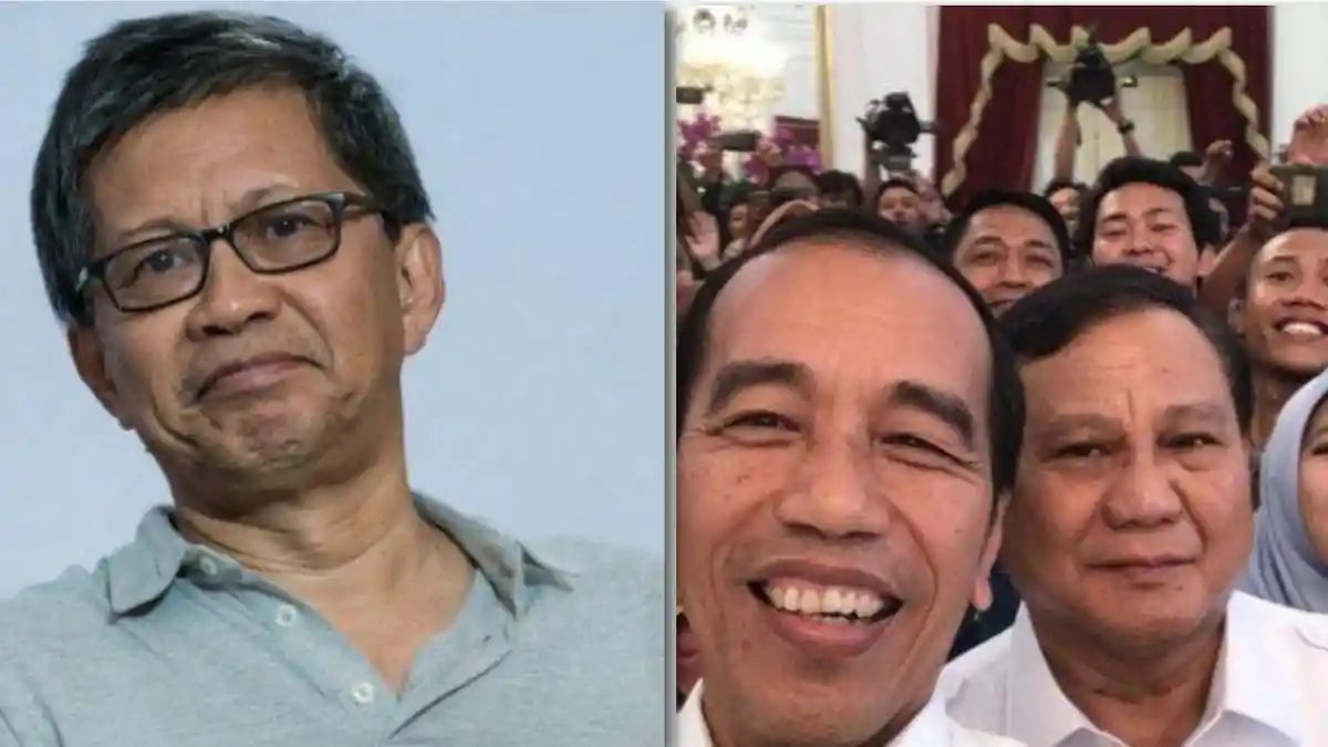 Yakin, Prabowo Jadi Menteri Pertama yang Di-Reshuffle Jokowi, Ini Prediksi Rocky Gerung Selengkapnya