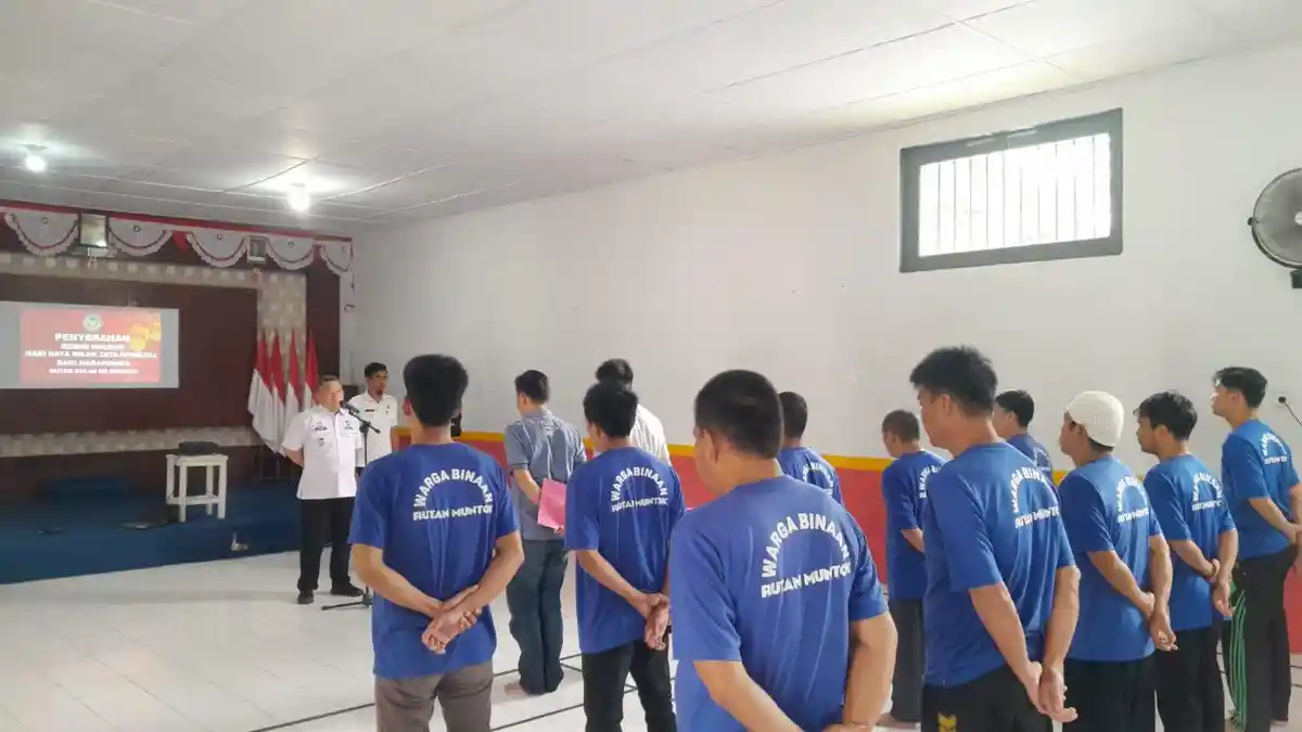Dua Warga Binaan Rutan Mentok Dapat Remisi Khusus Imlek