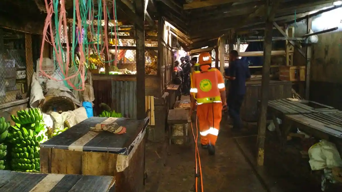 93 Pedagang Positif Corona, Pasar Sidoharjo Wonogiri Hanya Lockdown 3 Hari, Kini Kondisi Masih Sepi