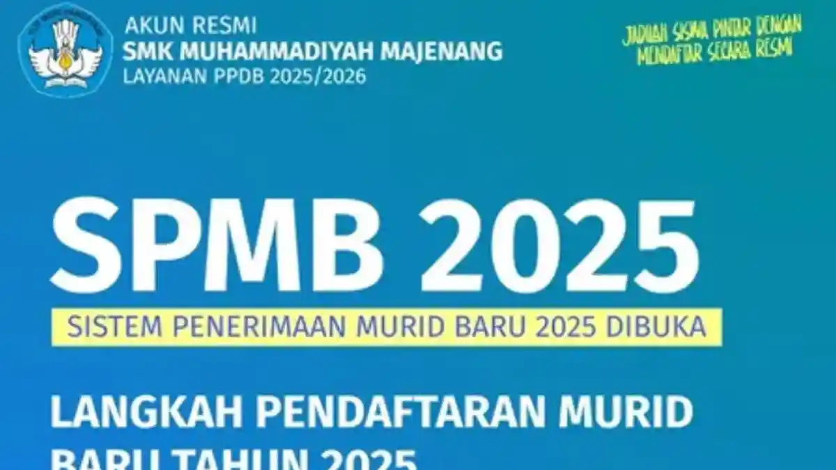 Daftar 4 Jalur Masuk Sekolah SPMB 2025 untuk Jenjang SD, SMP dan SMA